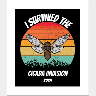 Cicada 2024, I survived the cicada invasion 2024 Posters and Art